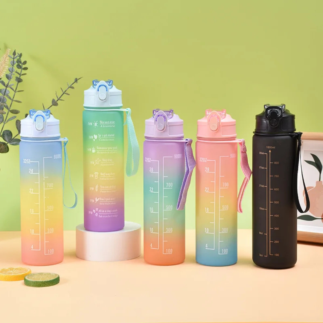 3-piece Set Plastic Water Bottles