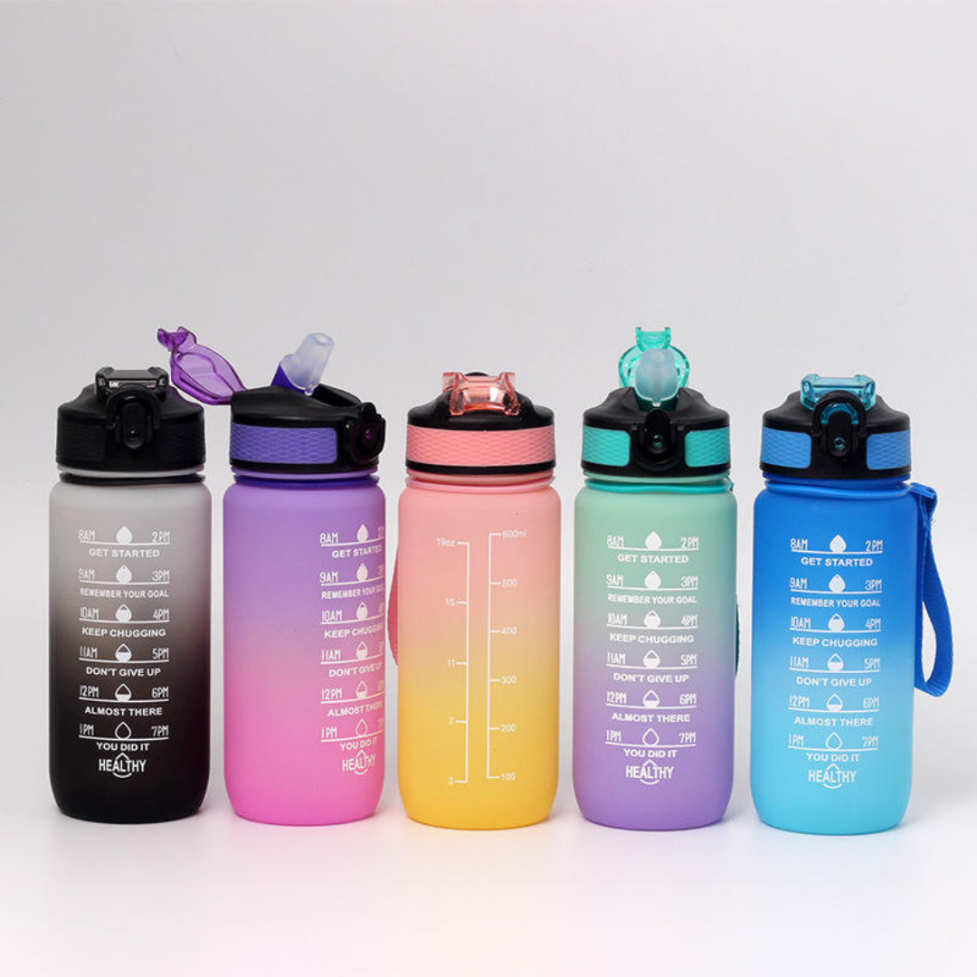 600MLGradient Plastic Bottle