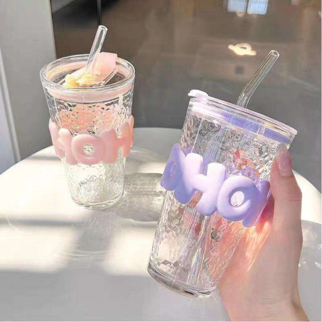 Creative Letter Glass Cup