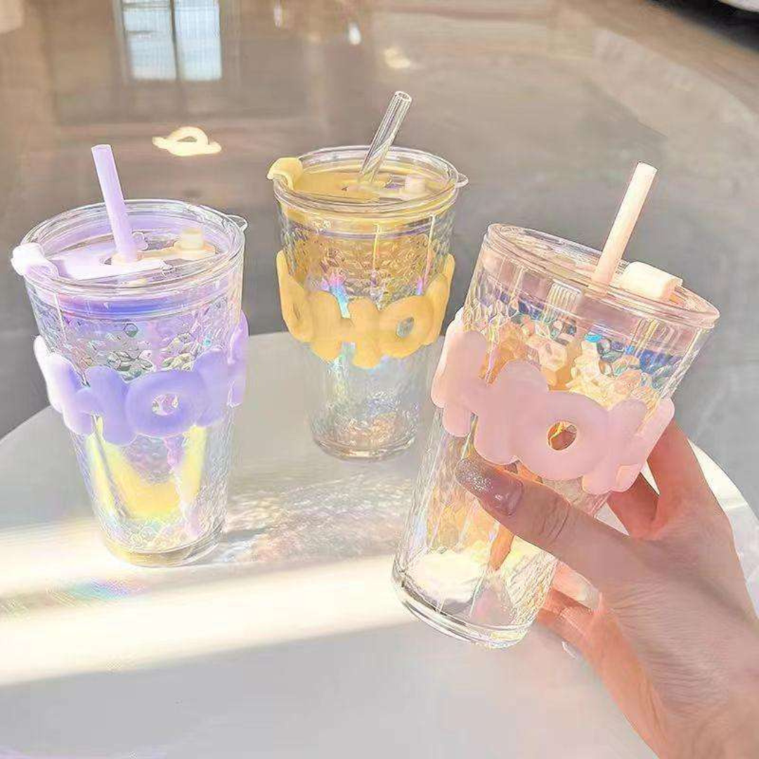 Creative Letter Glass Cup
