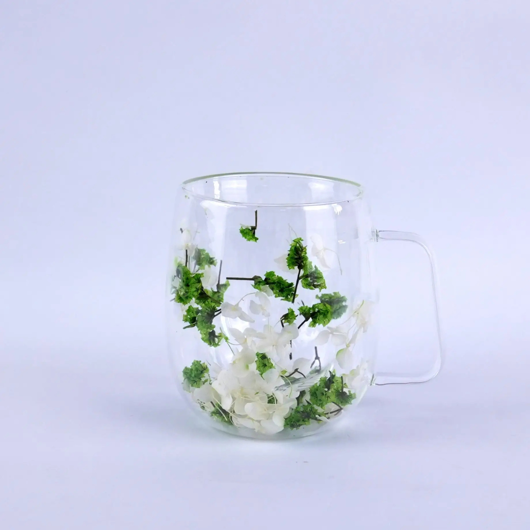Floral Double-Walled Mug