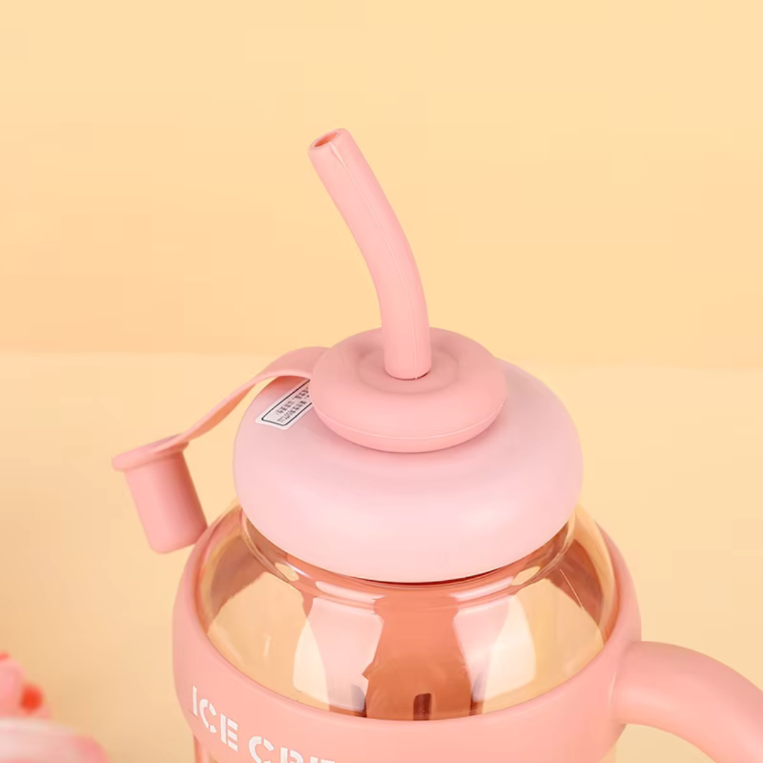 Plastic Tumbler with Handle & Infuser