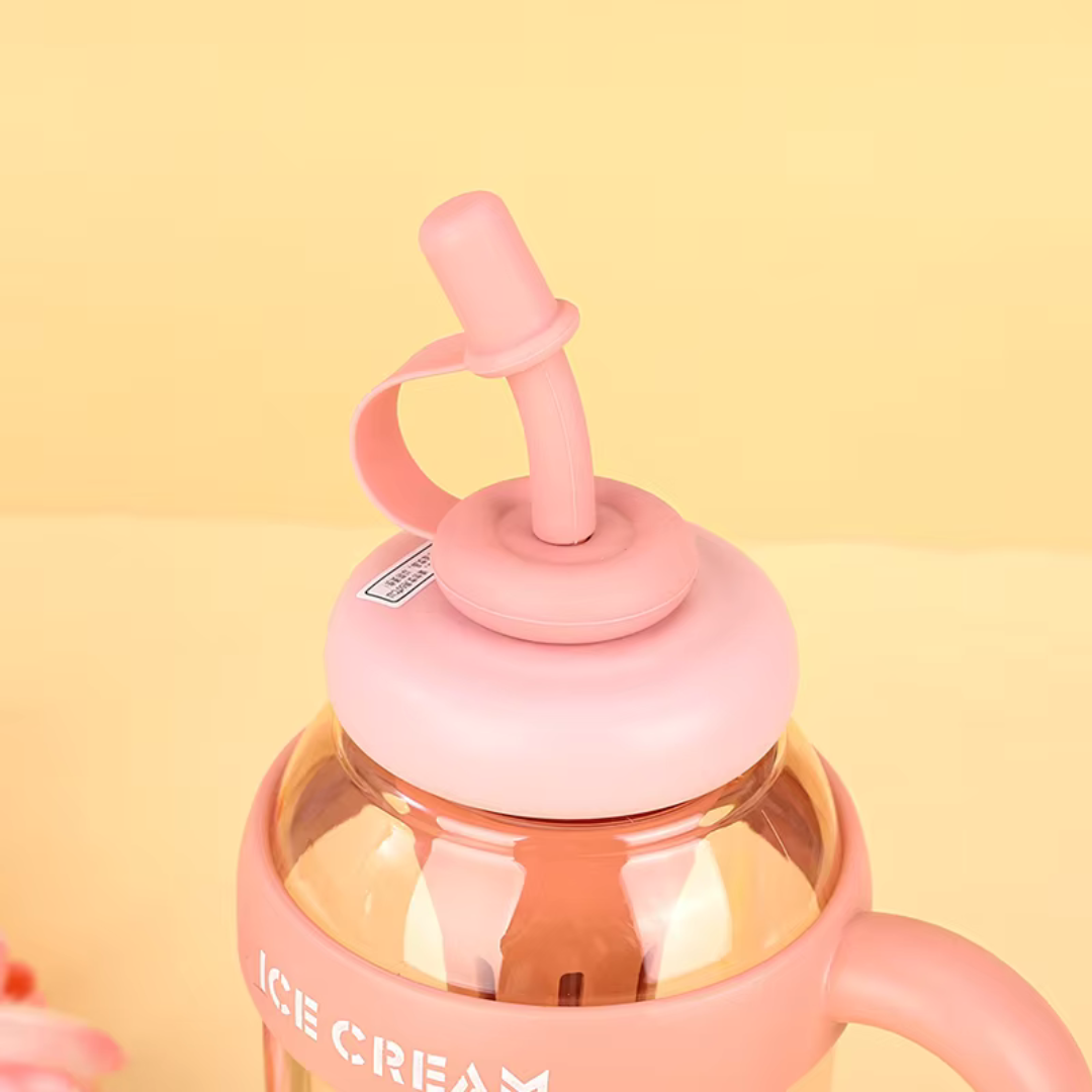 Plastic Tumbler with Handle & Infuser
