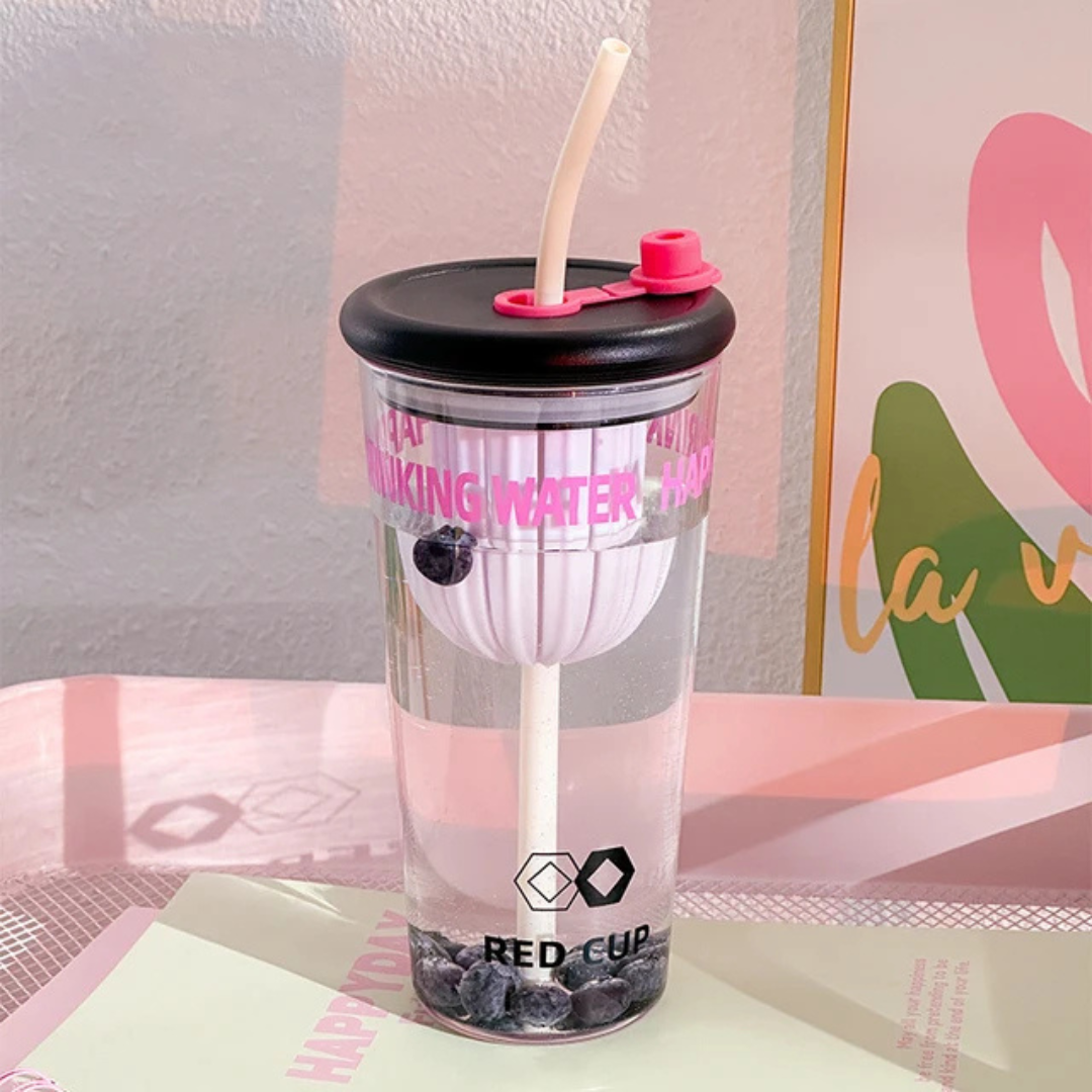 Korean Glass Bottle with Infuser