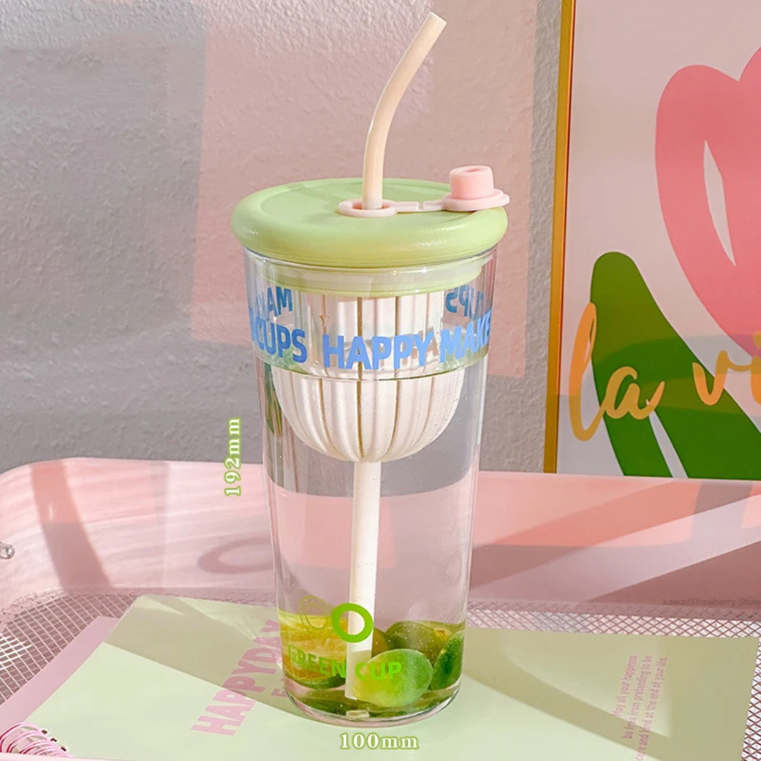 Korean Glass Bottle with Infuser