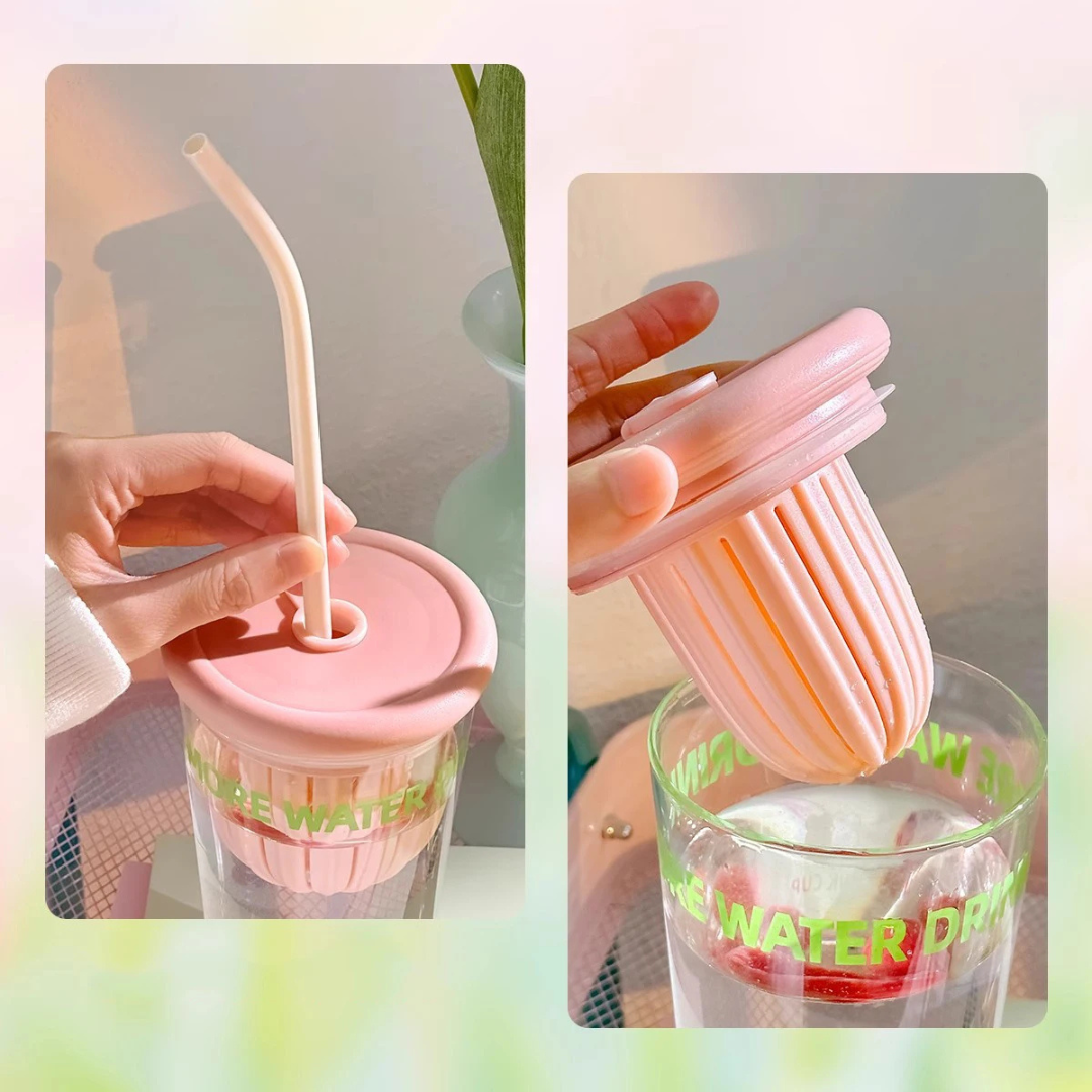 Korean Glass Bottle with Infuser
