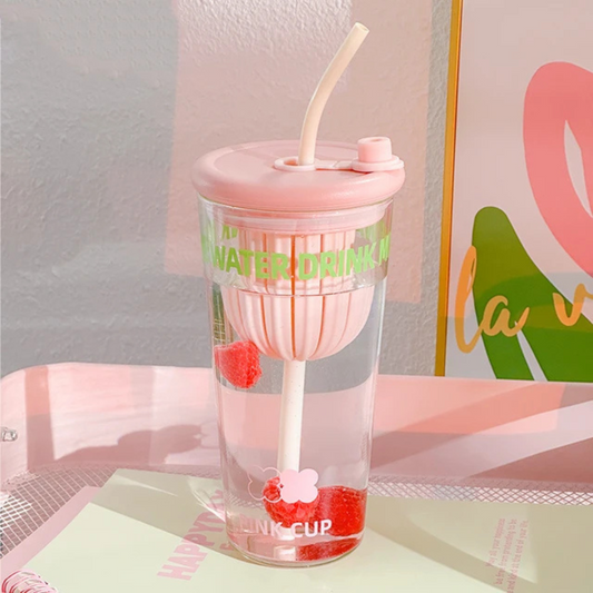 Korean Glass Bottle with Infuser