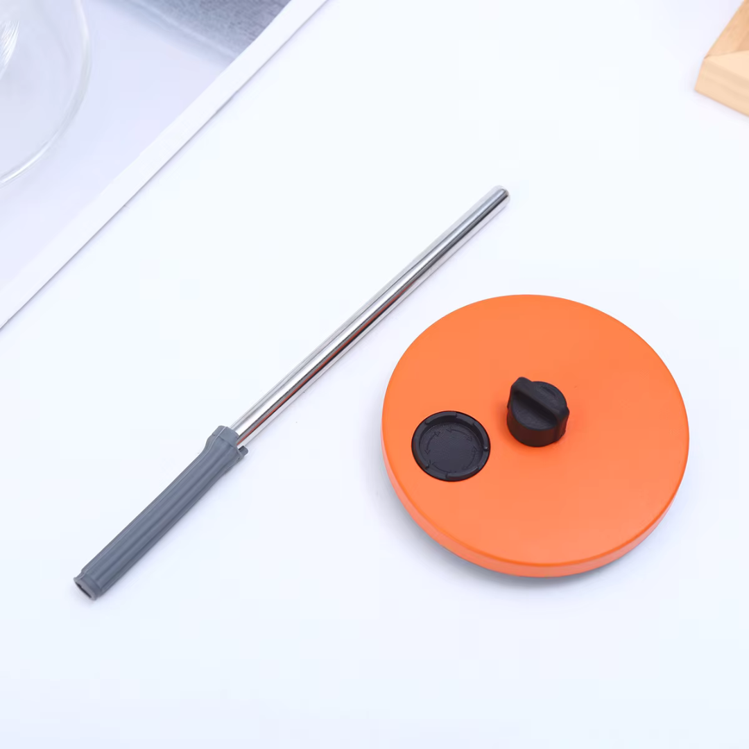 Stainless Steel Mug with Straw