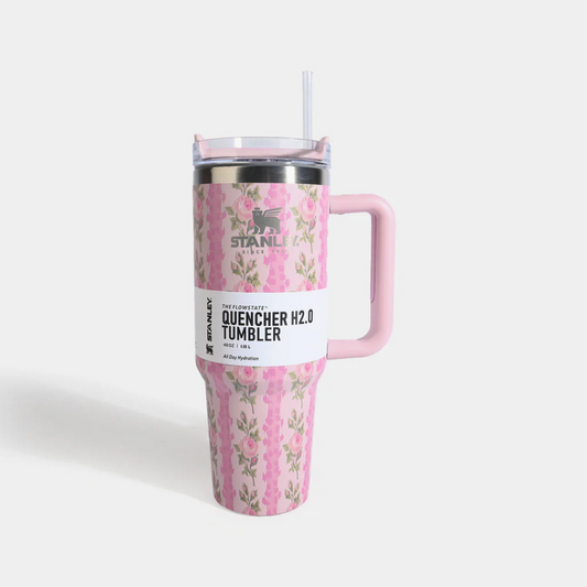 Stanley Quencher Floral Design Tumbler